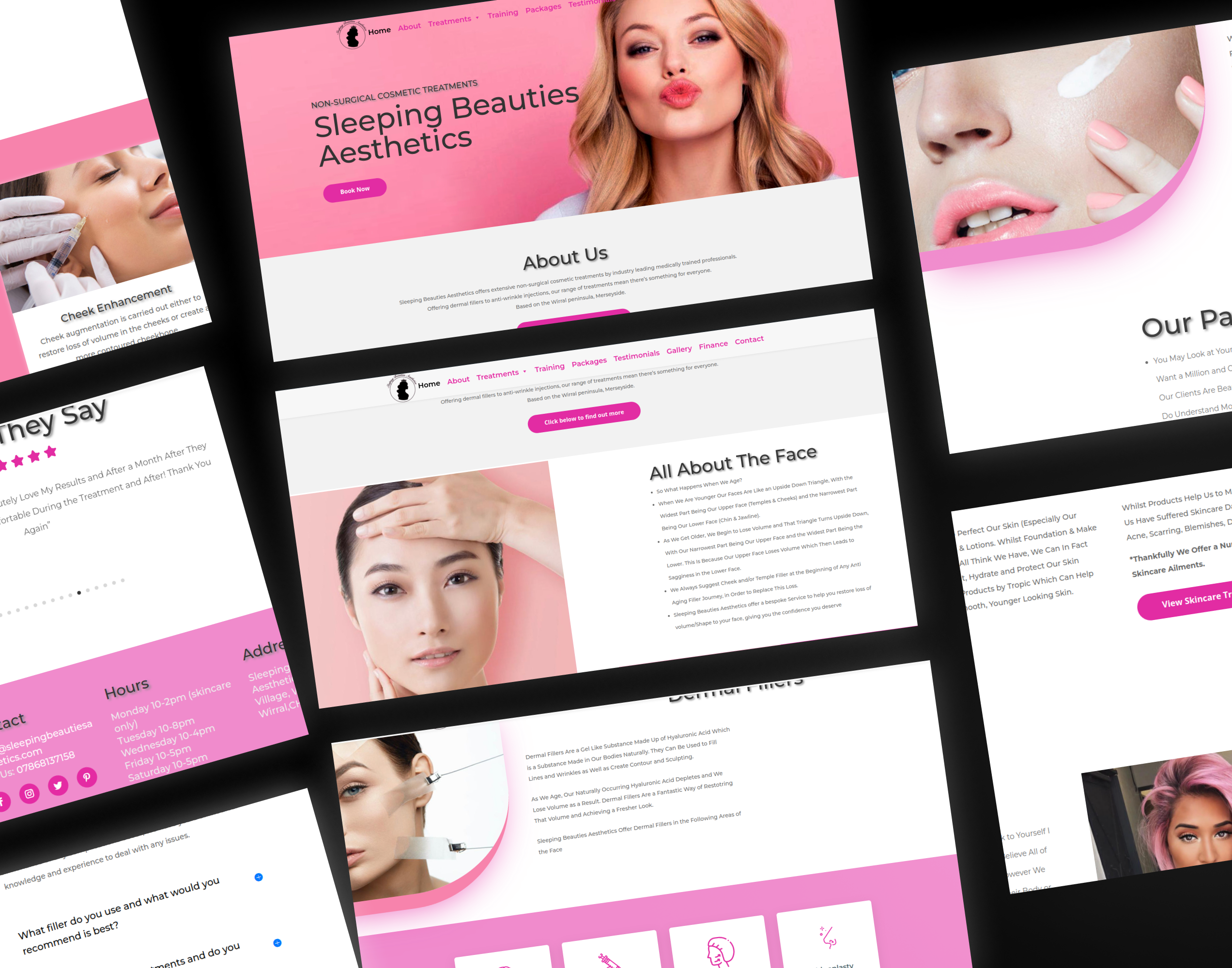 Cosmetics website wordpress