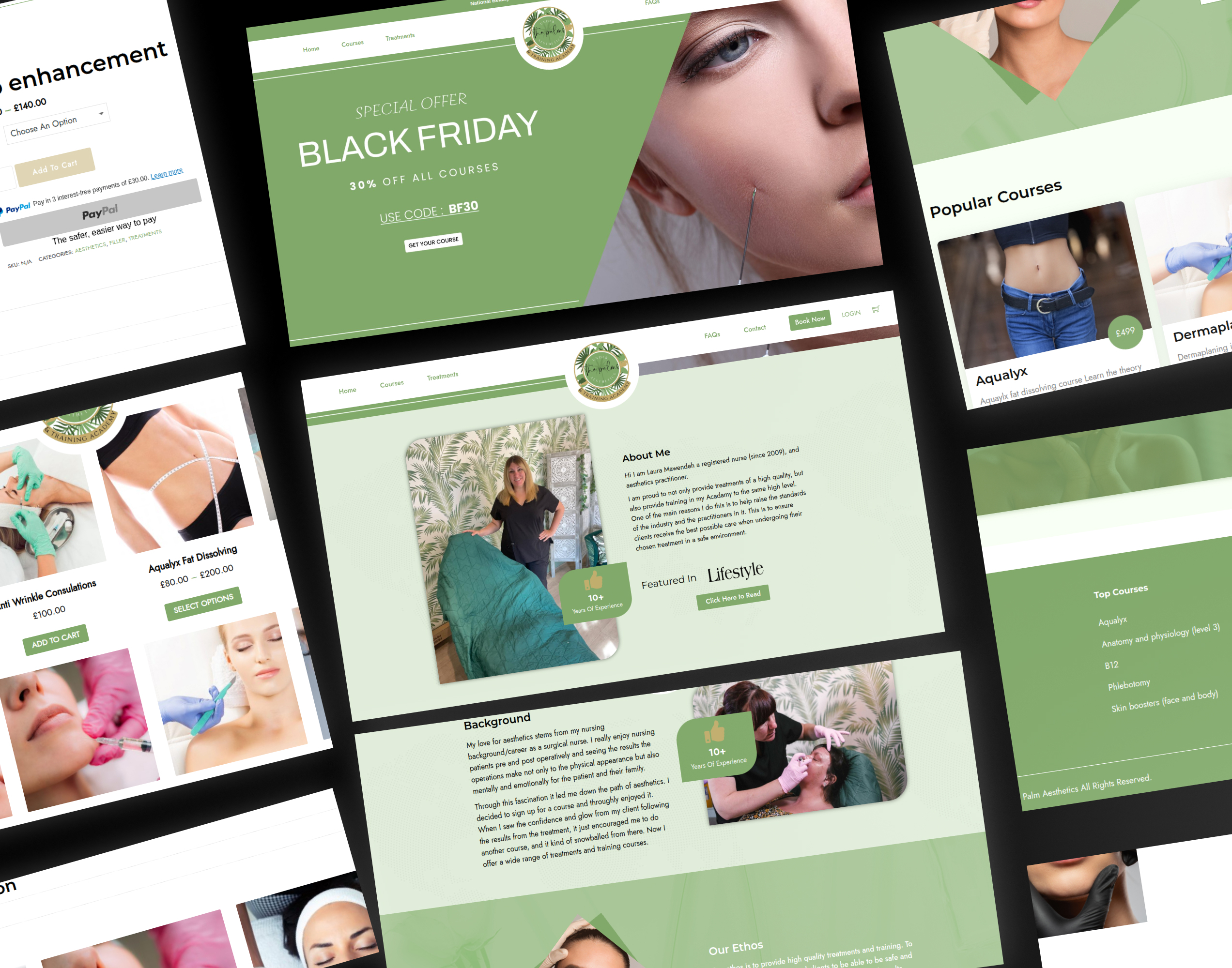 Cosmetics surgery website